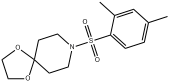 8-(2,4-dimethylphenyl)sulfonyl-1,4-dioxa-8-azaspiro[4.5]decane Struktur