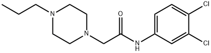 N-(3,4-dichlorophenyl)-2-(4-propylpiperazin-1-yl)acetamide Struktur