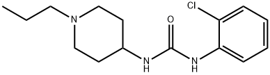 1-(2-chlorophenyl)-3-(1-propylpiperidin-4-yl)urea Struktur