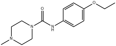 N-(4-ethoxyphenyl)-4-methylpiperazine-1-carboxamide Struktur