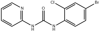 1-(4-bromo-2-chlorophenyl)-3-pyridin-2-ylurea Struktur