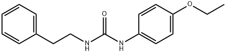 1-(4-ethoxyphenyl)-3-(2-phenylethyl)urea Struktur