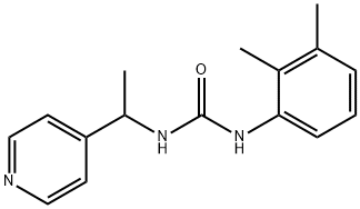 1-(2,3-dimethylphenyl)-3-(1-pyridin-4-ylethyl)urea Struktur