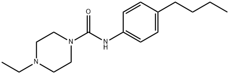 N-(4-butylphenyl)-4-ethylpiperazine-1-carboxamide Struktur