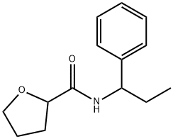 N-(1-phenylpropyl)oxolane-2-carboxamide Struktur