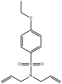 4-ethoxy-N,N-bis(prop-2-enyl)benzenesulfonamide Struktur