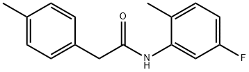 N-(5-fluoro-2-methylphenyl)-2-(4-methylphenyl)acetamide Struktur