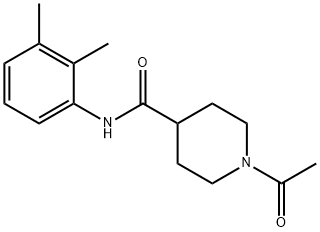 1-acetyl-N-(2,3-dimethylphenyl)piperidine-4-carboxamide Struktur