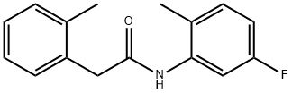 N-(5-fluoro-2-methylphenyl)-2-(2-methylphenyl)acetamide Struktur