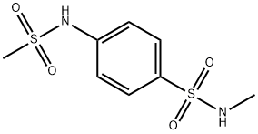 4-(methanesulfonamido)-N-methylbenzenesulfonamide Struktur