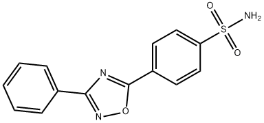 4-(3-phenyl-1,2,4-oxadiazol-5-yl)benzenesulfonamide Struktur