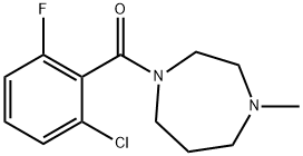 (2-chloro-6-fluorophenyl)-(4-methyl-1,4-diazepan-1-yl)methanone Structure