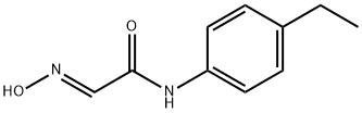 (2E)-N-(4-ethylphenyl)-2-hydroxyiminoacetamide Struktur