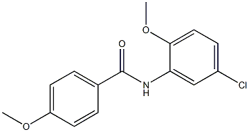 N-(5-chloro-2-methoxyphenyl)-4-methoxybenzamide Struktur