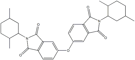 2-(2,5-dimethylcyclohexyl)-5-[2-(2,5-dimethylcyclohexyl)-1,3-dioxoisoindol-5-yl]oxyisoindole-1,3-dione Struktur