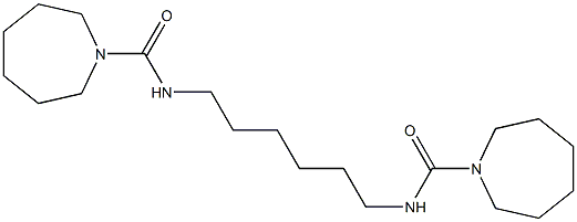 N-[6-(azepane-1-carbonylamino)hexyl]azepane-1-carboxamide Struktur