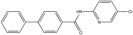 N-(5-chloropyridin-2-yl)-4-phenylbenzamide Struktur