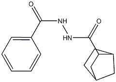 N'-benzoylbicyclo[2.2.1]heptane-3-carbohydrazide Struktur