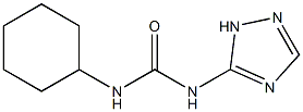 1-cyclohexyl-3-(1H-1,2,4-triazol-5-yl)urea Struktur