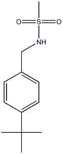 N-[(4-tert-butylphenyl)methyl]methanesulfonamide Struktur