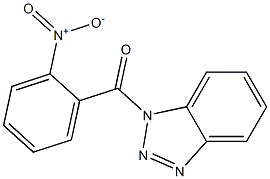 benzotriazol-1-yl-(2-nitrophenyl)methanone Struktur