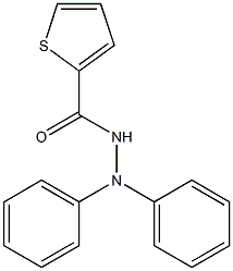 N',N'-diphenylthiophene-2-carbohydrazide Struktur