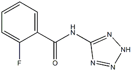 2-fluoro-N-(2H-tetrazol-5-yl)benzamide Struktur