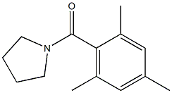 pyrrolidin-1-yl-(2,4,6-trimethylphenyl)methanone Struktur