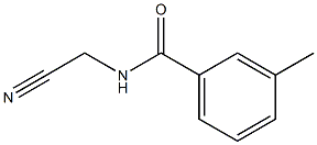 N-(cyanomethyl)-3-methylbenzamide Struktur