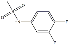 N-(3,4-difluorophenyl)methanesulfonamide Struktur