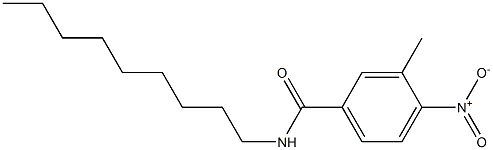 3-methyl-4-nitro-N-nonylbenzamide Struktur