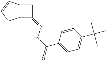 N-[(Z)-7-bicyclo[3.2.0]hept-3-enylideneamino]-4-tert-butylbenzamide Struktur