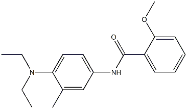 N-[4-(diethylamino)-3-methylphenyl]-2-methoxybenzamide Struktur