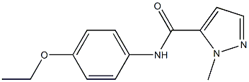 N-(4-ethoxyphenyl)-2-methylpyrazole-3-carboxamide Struktur