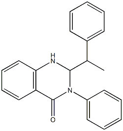 3-phenyl-2-(1-phenylethyl)-1,2-dihydroquinazolin-4-one Struktur