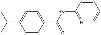 4-propan-2-yl-N-pyridin-2-ylbenzamide Struktur