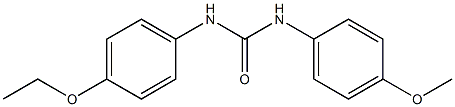 1-(4-ethoxyphenyl)-3-(4-methoxyphenyl)urea Struktur