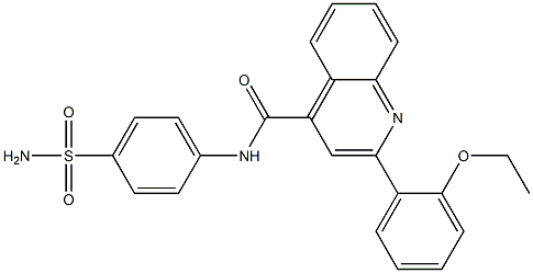 2-(2-ethoxyphenyl)-N-(4-sulfamoylphenyl)quinoline-4-carboxamide Struktur