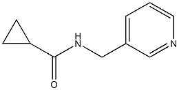 N-(pyridin-3-ylmethyl)cyclopropanecarboxamide Struktur