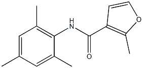 2-methyl-N-(2,4,6-trimethylphenyl)furan-3-carboxamide Struktur