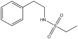 N-(2-phenylethyl)ethanesulfonamide Struktur