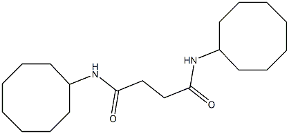 N,N'-di(cyclooctyl)butanediamide Struktur