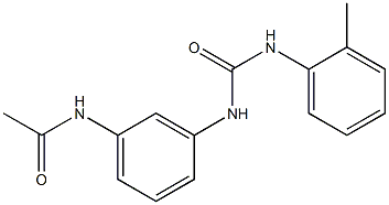 N-[3-[(2-methylphenyl)carbamoylamino]phenyl]acetamide Struktur