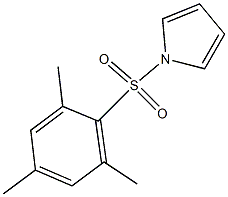 1-(2,4,6-trimethylphenyl)sulfonylpyrrole Struktur