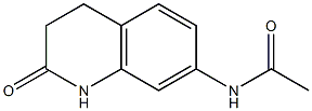 N-(2-oxo-3,4-dihydro-1H-quinolin-7-yl)acetamide Struktur