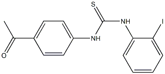 1-(4-acetylphenyl)-3-(2-iodophenyl)thiourea Struktur