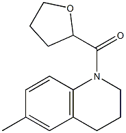 (6-methyl-3,4-dihydro-2H-quinolin-1-yl)-(oxolan-2-yl)methanone Struktur