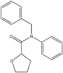 N-benzyl-N-phenyloxolane-2-carboxamide Struktur