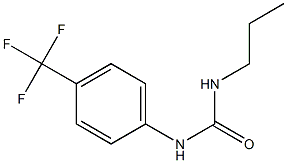 1-propyl-3-[4-(trifluoromethyl)phenyl]urea Struktur