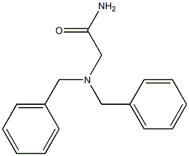 2-(dibenzylamino)acetamide Struktur